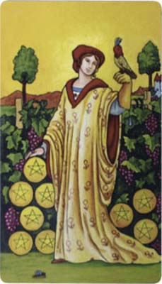 Nine of Pentacles