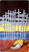 Ten of Swords Card