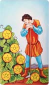Seven of Pentacles Card