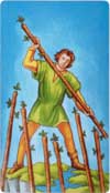 Seven of Wands Card