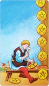 Eight of Pentacles Card