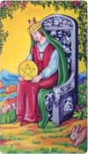 Queen of Pentacles Card