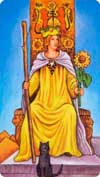 Queen of Wands Card
