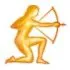 Sagittarius zodiac icon