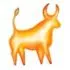 Taurus zodiac icon
