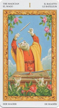 Deck Tarot of White Cats