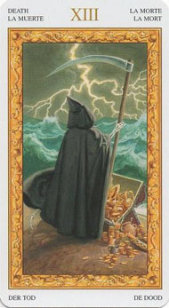 Death in the deck Tarot of White Cats