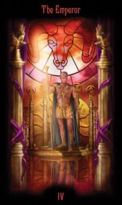 The Emperor in the deck Legacy of the Divine Tarot