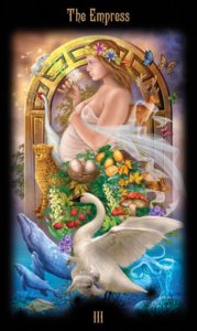 The Empress in the deck Legacy of the Divine Tarot