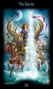 The Chariot in the deck Legacy of the Divine Tarot