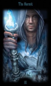 The Hermit in the deck Legacy of the Divine Tarot