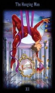 The Hanged Man in the deck Legacy of the Divine Tarot