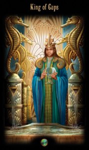 King of Cups in the deck Legacy of the Divine Tarot