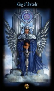 King of Swords in the deck Legacy of the Divine Tarot