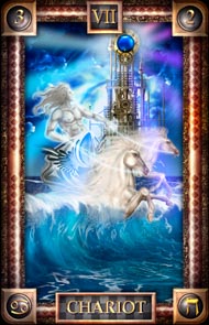 The Chariot in the deck Tarot of Dreams Ciro Marchetti