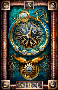 Wheel of Fortune in the deck Tarot of Dreams Ciro Marchetti