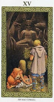 The Devil in the deck Tarot of the Druids