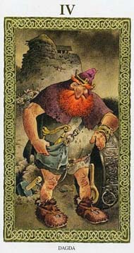 The Emperor in the deck Tarot of the Druids