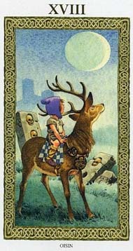 The Moon in the deck Tarot of the Druids