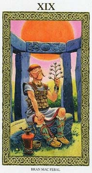 The Sun in the deck Tarot of the Druids