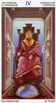 The Emperor in the deck Tarot of the 78 Doors