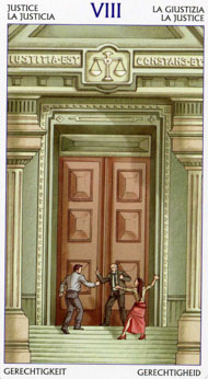 Justice  in the deck Tarot of the 78 Doors