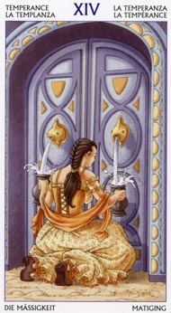 Temperance in the deck Tarot of the 78 Doors