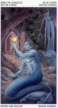 King of Cups in the deck Tarot of the 78 Doors