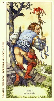 The Fool in the deck Tarot of Durer