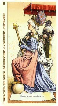 The Empress in the deck Tarot of Durer