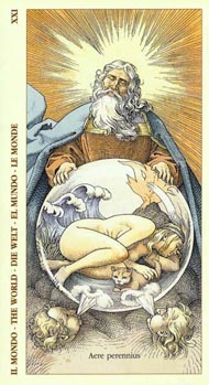 The World in the deck Tarot of Durer