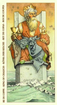 King of Cups in the deck Tarot of Durer