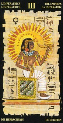 The Empress in the deck Egyptian Tarot