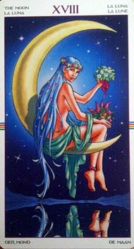 The Moon in the deck Wheel of the Year Tarot