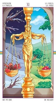 Justice  in the deck Wheel of the Year Tarot