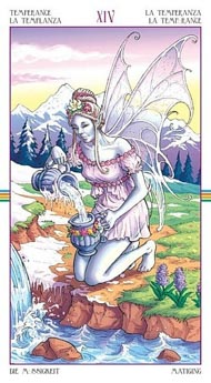 Temperance in the deck Wheel of the Year Tarot