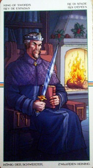 King of Swords in the deck Wheel of the Year Tarot