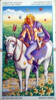 Knight of Cups in the deck Wheel of the Year Tarot