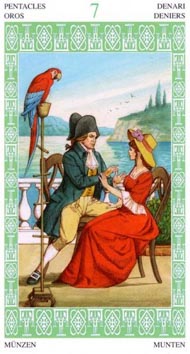 Seven of Pentacles in the deck Lenormand