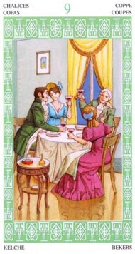 Nine of Cups in the deck Lenormand