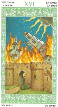 The Tower in the deck Lenormand