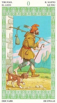 The Fool in the deck Lenormand