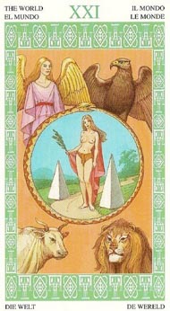 The World in the deck Lenormand