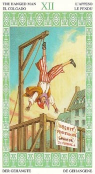 The Hanged Man in the deck Lenormand