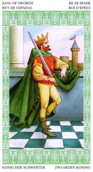 King of Swords in the deck Lenormand