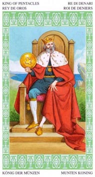 King of Pentacles in the deck Lenormand