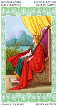 Queen of Wands in the deck Lenormand