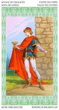 Page of Cups in the deck Lenormand