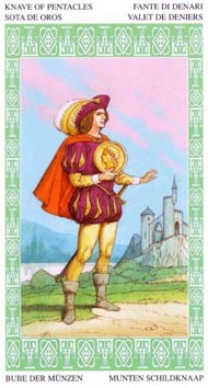 Page of Pentacles in the deck Lenormand