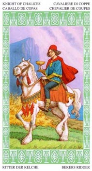 Knight of Cups in the deck Lenormand